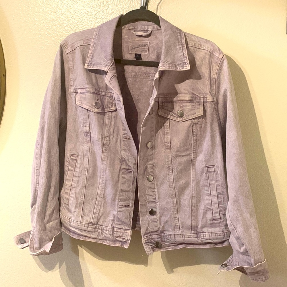 Jean jacket never worn - lavender